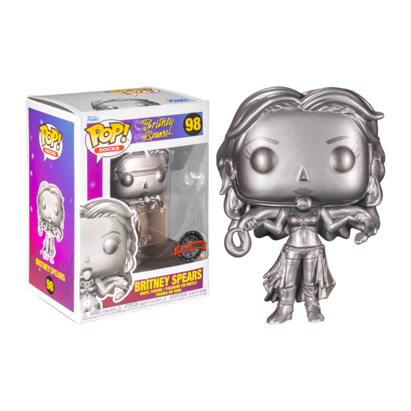 BRITNEY SPEARS SLAVE 4 U METALLIC / BRITNEY SPEARS / FIGURINE FUNKO POP / EXCLUSIVE SPECIAL EDITION