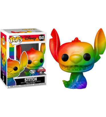 STITCH RAINBOW / LILO ET STITCH / FIGURINE FUNKO POP / EXCLUSIVE SPECIAL EDITION / DIAMOND