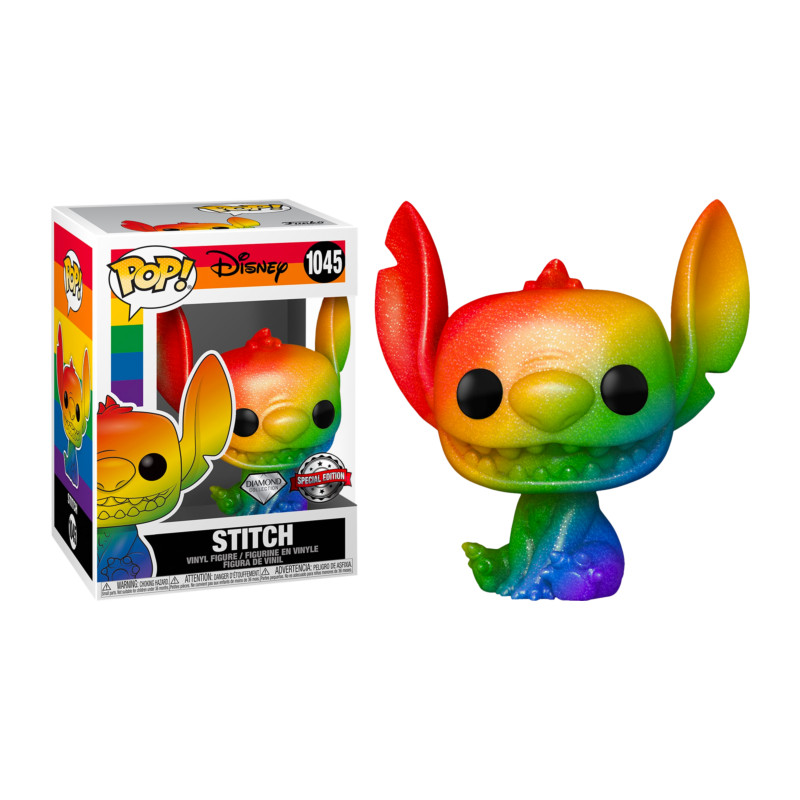 STITCH RAINBOW / LILO ET STITCH / FIGURINE FUNKO POP / EXCLUSIVE SPECIAL EDITION / DIAMOND