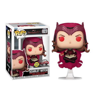 SCARLETT WITCH LEVIATING / WANDAVISION / FIGURINE FUNKO POP / EXCLUSIVE SPECIAL EDITION / GITD