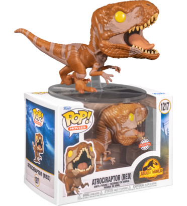 ATROCIRAPTOR RED / JURASSIC WORLD DOMINION / FIGURINE FUNKO POP / EXCLUSIVE SPECIAL EDITION