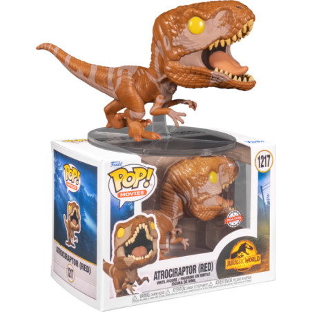 ATROCIRAPTOR RED / JURASSIC WORLD DOMINION / FIGURINE FUNKO POP / EXCLUSIVE SPECIAL EDITION