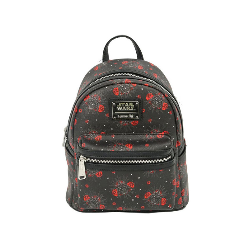 MINI SAC A DOS DARK VADOR SUGAR ROSES / STAR WARS / LOUNGEFLY MINI SAC A DOS DARK VADOR SUGAR ROSES / STAR WARS / LOUNGEFLY