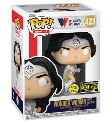 WONDER WOMAN WITH LANTERN / WONDER WOMAN / FIGURINE FUNKO POP / EXCLUSIVE ENTERTAINMENT EARTH / GITD