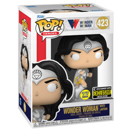 WONDER WOMAN WITH LANTERN / WONDER WOMAN / FIGURINE FUNKO POP / EXCLUSIVE ENTERTAINMENT EARTH / GITD