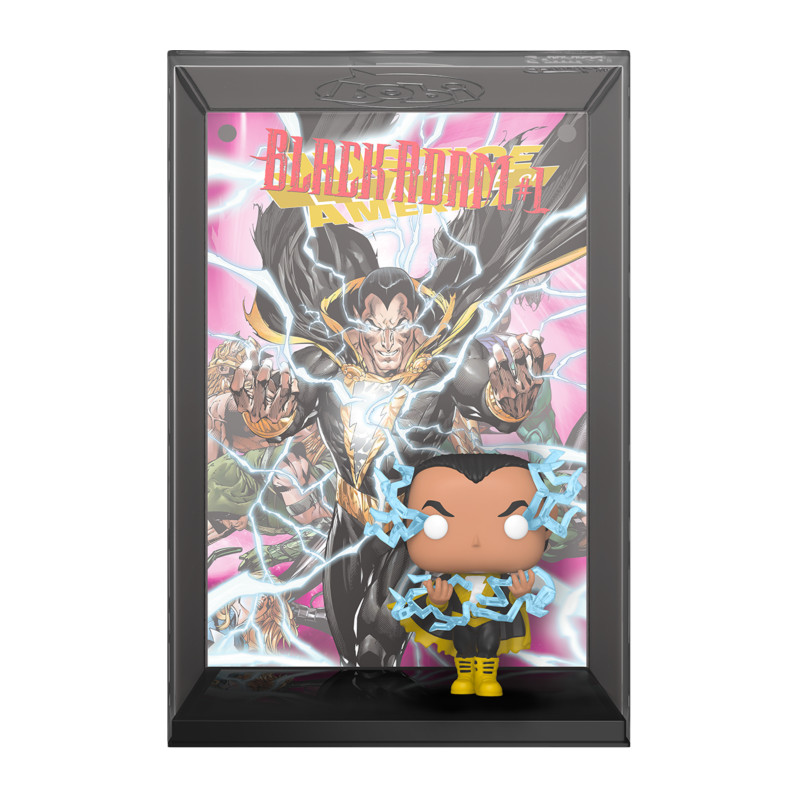 BLACK ADAM LIGHTNING COMIC COVERS / BLACK ADAM / FIGURINE FUNKO POP / GITD