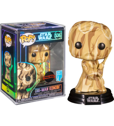 OBI-WAN ARTIST SERIES WITH POP PROTECTOR / STAR WARS OBI-WAN / FIGURINE FUNKO POP / EXCLUSIVE SPECIAL EDITION