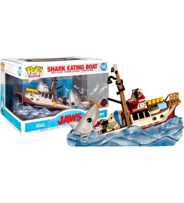 SHARK EATING BOAT / LES DENTS DE LA MER / FIGURINE FUNKO POP / EXCLUSIVE SPECIAL EDITION SHARK EATING BOAT / LES DENTS DE LA MER / FIGURINE FUNKO POP / EXCLUSIVE SPECIAL EDITION