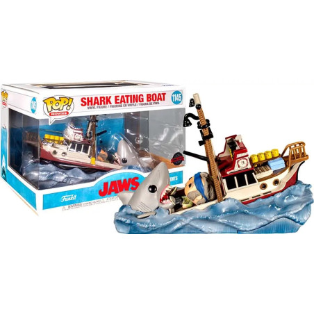 SHARK EATING BOAT / LES DENTS DE LA MER / FIGURINE FUNKO POP / EXCLUSIVE SPECIAL EDITION