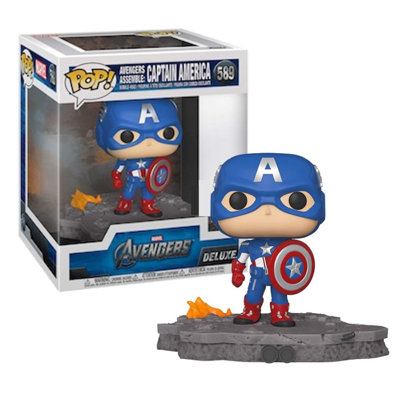 AVENGERS ASSEMBLE CAPTAIN AMERICA / AVENGERS / FIGURINE FUNKO POP / EXCLUSIVE SPECIAL EDITION