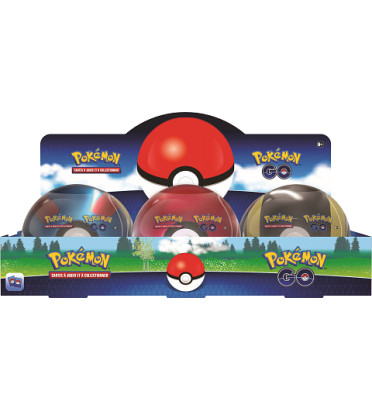 DISPLAY 6 POKEBALL POKEMON GO / CARTE POKEMON VF