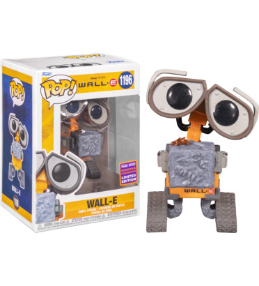 WALL-E-WITH TRASH CUBE / WALL-E / FIGURINE FUNKO POP / EXCLUSIVE WONDROUS CONVENTION 2022