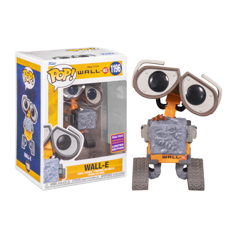WALL-E-WITH TRASH CUBE / WALL-E / FIGURINE FUNKO POP / EXCLUSIVE WONDROUS CONVENTION 2022