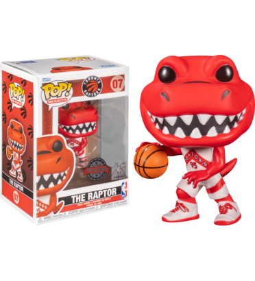 THE RAPTOR WHITE JERSEY / TORONTO RAPTORS / FIGURINE FUNKO POP / EXCLUSIVE SPECIAL EDITION