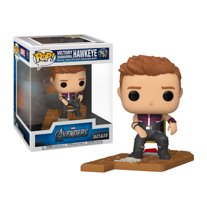 VICTORY SHAWARMA HAWKEYE / AVENGERS ENDGAME / FIGURINE FUNKO POP / EXCLUSIVE SPECIAL EDITION