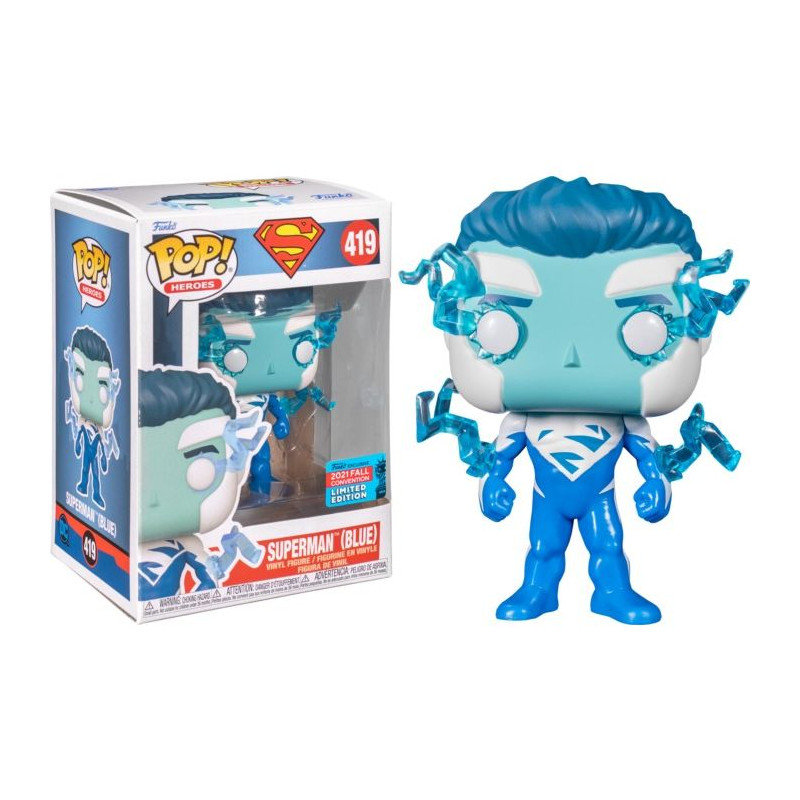 SUPERMAN BLUE / SUPERMAN / FIGURINE FUNKO POP / EXCLUSIVE NYCC 2021