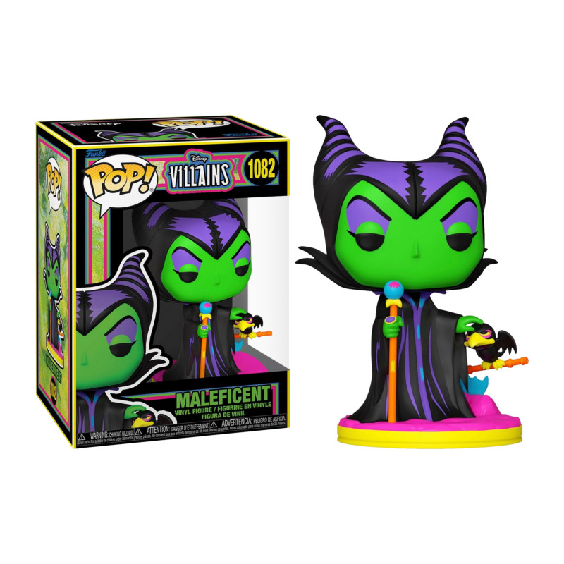 MALEFICENT BLACKLIGHT / VILLAINS / FIGURINE FUNKO POP / EXLCUSIVE SPECIAL EDITION