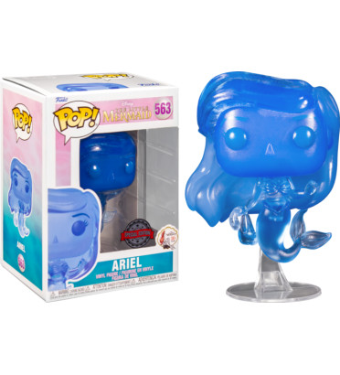 ARIEL WITH BLUE BAG TRANSLUCENT / LA PETITE SIRENE / FIGURINE FUNKO POP / EXCLUSIVE SPECIAL EDITION