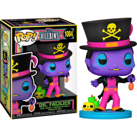 DR FACILIER BLACKLIGHT / VILLAINS / FIGURINE FUNKO POP / EXCLUSIVE SPECIAL EDITION