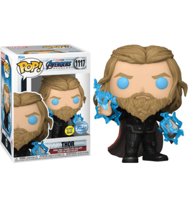THOR WITH THUNDER / AVENGERS ENDGAME / FIGURINE FUNKO POP / EXCLUSIVE SPECIAL EDITION THOR WITH THUNDER / AVENGERS ENDGAME / FIGURINE FUNKO POP / EXCLUSIVE SPECIAL EDITION