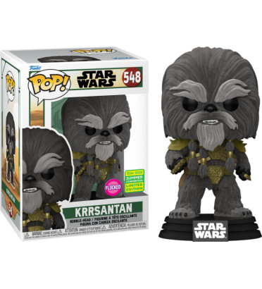 KRRSANTAN / STAR WARS BOOK OF BOBA FETT / FIGURINE FUNKO POP / EXCLUSIVE SDCC 2022 / FLOCKED KRRSANTAN / STAR WARS BOOK OF BOBA FETT / FIGURINE FUNKO POP / EXCLUSIVE SDCC 2022 / FLOCKED