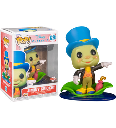 JIMINIY CRICKET ON LEAF / PINOCCHIO / FIGURINE FUNKO POP / EXCLUSIVE SPECIAL EDITION