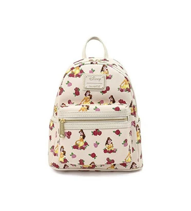 MINI SAC A DOS FLORAL / LA BELLE ET LA BETE / LOUNGEFLY MINI SAC A DOS FLORAL / LA BELLE ET LA BETE / LOUNGEFLY