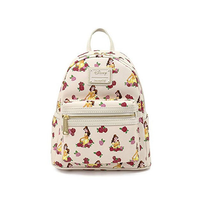 MINI SAC A DOS FLORAL / LA BELLE ET LA BETE / LOUNGEFLY MINI SAC A DOS FLORAL / LA BELLE ET LA BETE / LOUNGEFLY