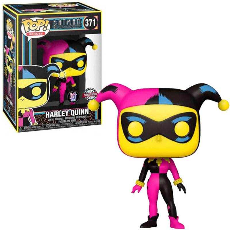 HARLEY QUINN BLACKLIGHT / BATMAN / FIGURINE FUNKO POP / EXCLUSIVE SPECIAL EDITION