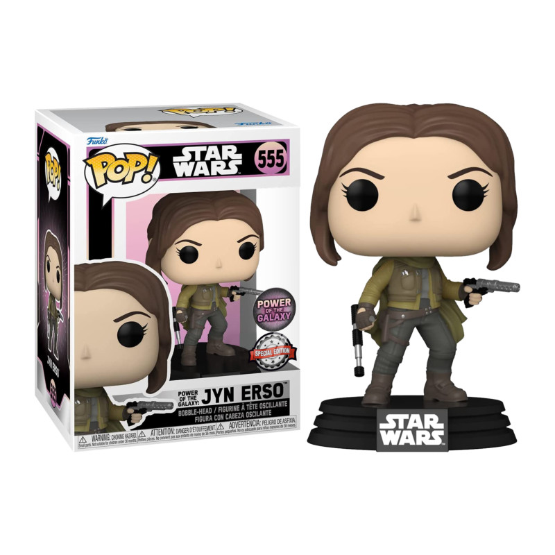 JYN ERSO POWER OF THE GALAXY / STAR WARS / FIGURINE FUNKO POP / EXCLUSIVE SPECIAL EDITION