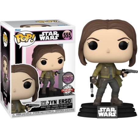 JYN ERSO POWER OF THE GALAXY / STAR WARS / FIGURINE FUNKO POP / EXCLUSIVE SPECIAL EDITION