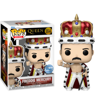 FREDDIE MERCURY KING / QUEEN / FIGURINE FUNKO POP / EXCLUSIVE SPECIAL EDITION / DIAMOND