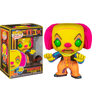 PENNYWISE BLACKLIGHT / IT / FIGURINE FUNKO POP / EXCLUSIVE SPECIAL EDITION