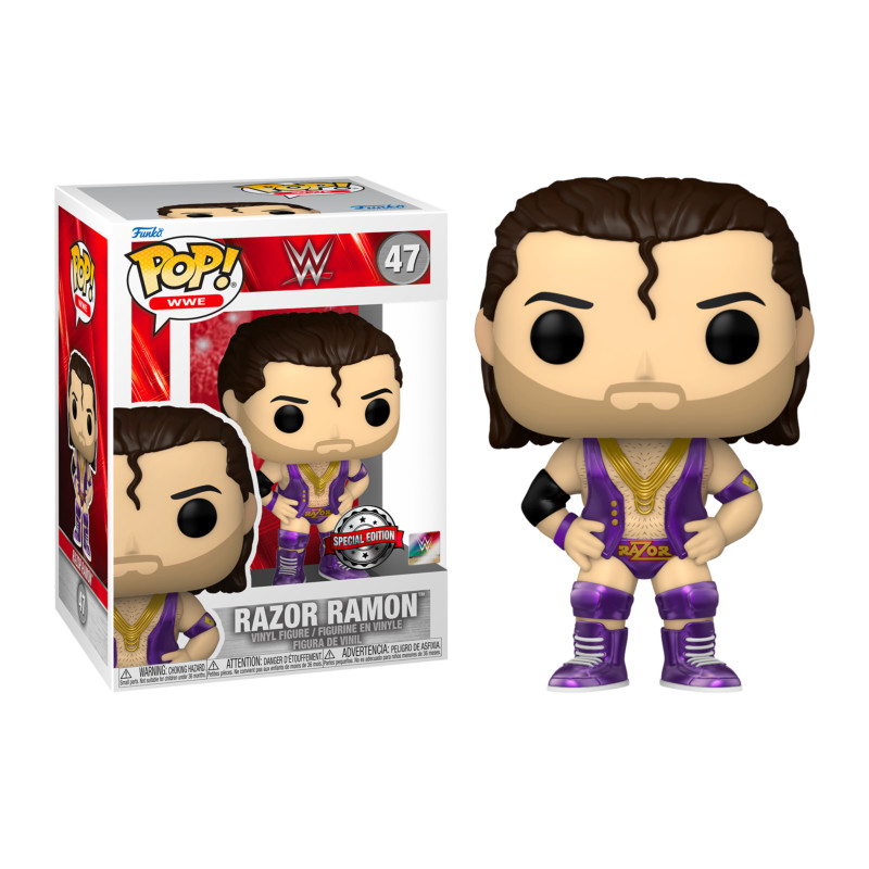 RAZOR RAMON METALLIC / WWE / FIGURINE FUNKO POP / EXCLUSIVE SPECIAL EDITION