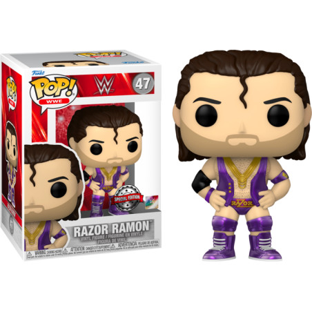 RAZOR RAMON METALLIC / WWE / FIGURINE FUNKO POP / EXCLUSIVE SPECIAL EDITION