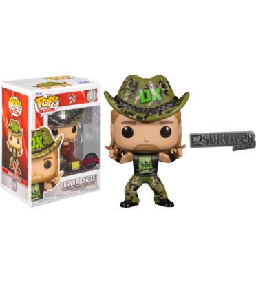 SHAWN MICHAELS IN D-GENERATION X / WWE / FIGURINE FUNKO POP / EXCLUSIVE SPECIAL EDITION SHAWN MICHAELS IN D-GENERATION X / WWE / FIGURINE FUNKO POP / EXCLUSIVE SPECIAL EDITION