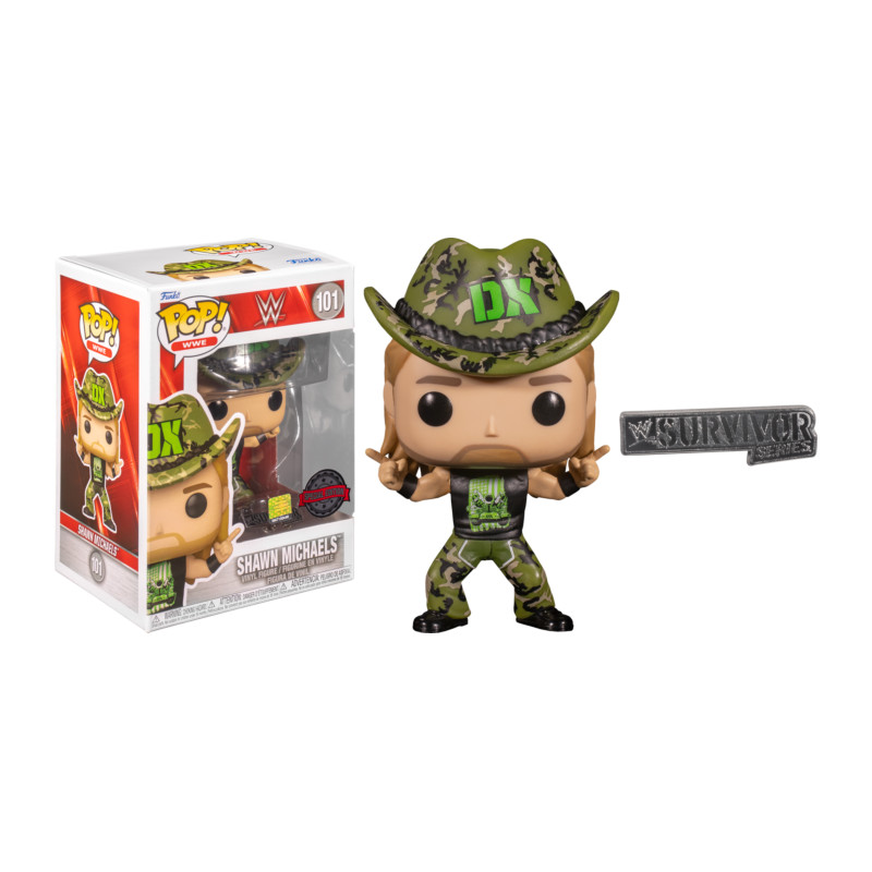 SHAWN MICHAELS IN D-GENERATION X / WWE / FIGURINE FUNKO POP / EXCLUSIVE SPECIAL EDITION