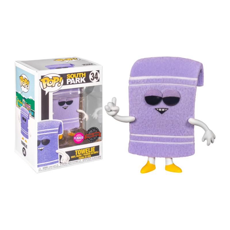 TOWELIE / SOUTH PARK / FIGURINE FUNKO POP / EXCLUSIVE SPECIAL EDITION / FLOCKED