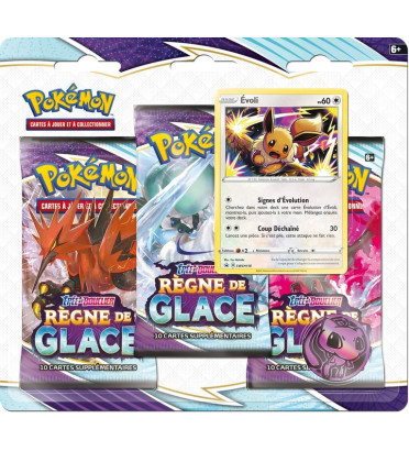 PACK 3 BOOSTERS REGNE DE GLACE / CARTE POKEMON VF