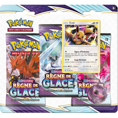 PACK 3 BOOSTERS REGNE DE GLACE / CARTE POKEMON VF