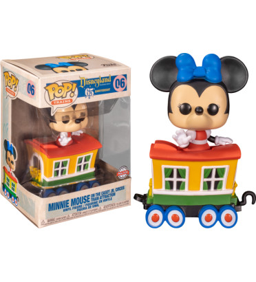 MINNIE MOUSE ON THE CASEY JR CIRCUS TRAIN ATTRACTION / DISNEY WORLD / FIGURINE FUNKO POP / EXCLUSIVE SPECIAL EDITION