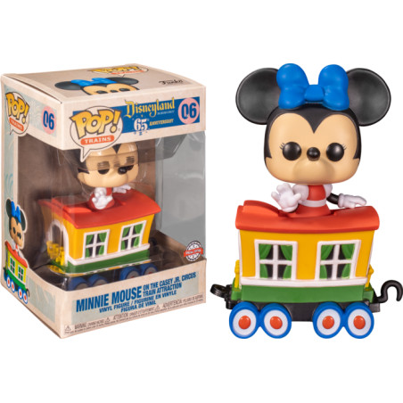 MINNIE MOUSE ON THE CASEY JR CIRCUS TRAIN ATTRACTION / DISNEY WORLD / FIGURINE FUNKO POP / EXCLUSIVE SPECIAL EDITION