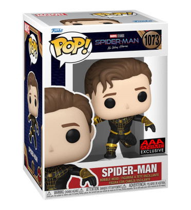 SPIDER-MAN BLACK SUIT / SPIDER-MAN NO WAY HOME / FIGURINE FUNKO POP / EXCLUSIVE AAA ANIME