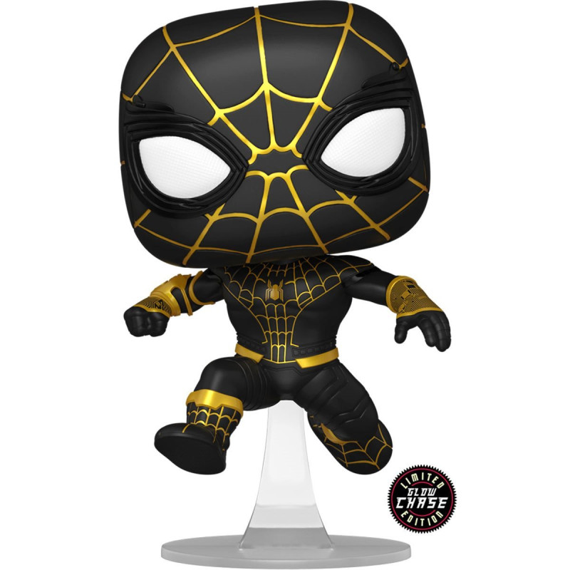 SPIDER-MAN BLACK SUIT / SPIDER-MAN NO WAY HOME / FIGURINE FUNKO POP / EXCLUSIVE AAA ANIME / CHASE