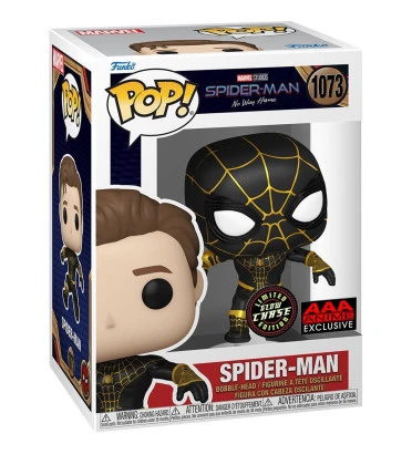 SPIDER-MAN BLACK SUIT / SPIDER-MAN NO WAY HOME / FIGURINE FUNKO POP / EXCLUSIVE AAA ANIME / CHASE SPIDER-MAN BLACK SUIT / SPIDER-MAN NO WAY HOME / FIGURINE FUNKO POP / EXCLUSIVE AAA ANIME / CHASE