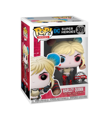 HARLEY QUINN WITH MALLET / SUPER HEROES / FIGURINE FUNKO POP / EXCLUSIVE SPECIAL EDITION