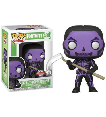 SKULL TROOPER PURPLE / FORTNITE / FIGURINE FUNKO POP / EXCLUSIVE SPECIAL EDITION