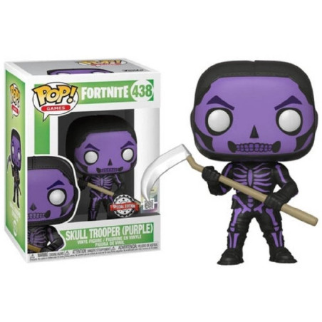 SKULL TROOPER PURPLE / FORTNITE / FIGURINE FUNKO POP / EXCLUSIVE SPECIAL EDITION