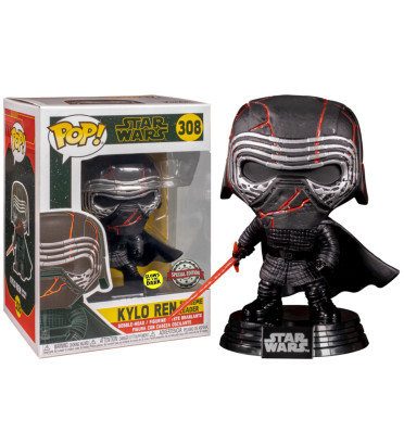 KYLO REN SUPREME LEADER / STAR WARS / FIGURINE FUNKO POP / EXCLUSIVE SPECIAL EDITION / GITD