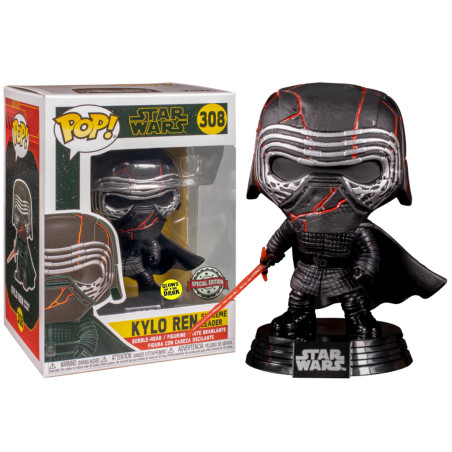 KYLO REN SUPREME LEADER / STAR WARS / FIGURINE FUNKO POP / EXCLUSIVE SPECIAL EDITION / GITD